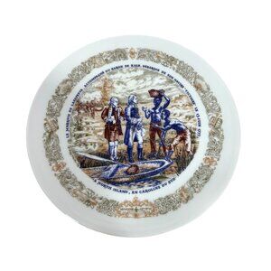 D’Arceau Limoges Vtg Collector’s Plate Lafayette Legacy Baron de Kalb Historic 8